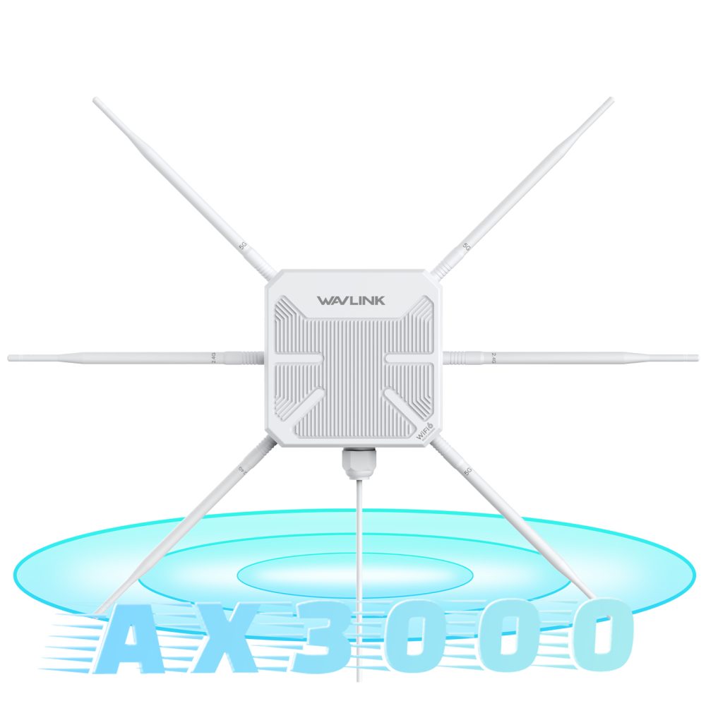 AERIAL HD9S: WAVLINK WiFi6 Outdoor Access Point, Dual Band 2.4G+5G AX3000 Long Range Outdoor WiFi Mesh Extender with PoE - Image 3
