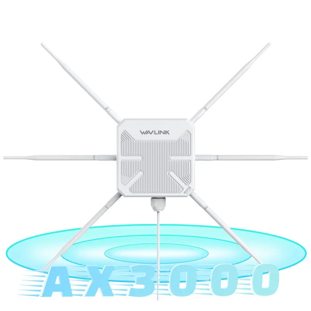 AERIAL HD9S: WAVLINK WiFi6 Outdoor Access Point, Dual Band 2.4G+5G AX3000 Long Range Outdoor WiFi Mesh Extender with PoE - Image 3