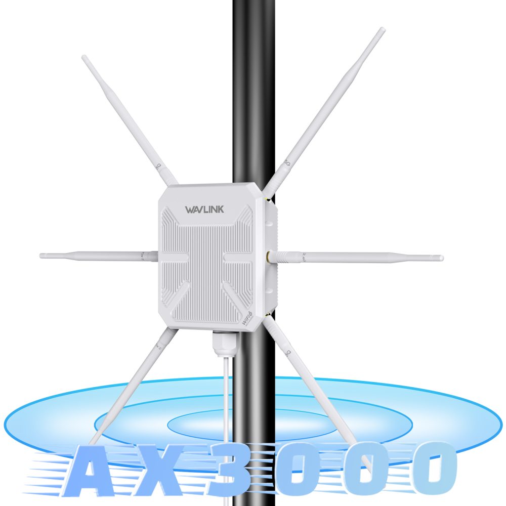AERIAL HD9S: WAVLINK WiFi6 Outdoor Access Point, Dual Band 2.4G+5G AX3000 Long Range Outdoor WiFi Mesh Extender with PoE - Image 6